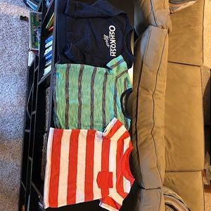3T and 4T shirts. Oshkosh, Jumping Beans and Cherokee. No stains or rips.